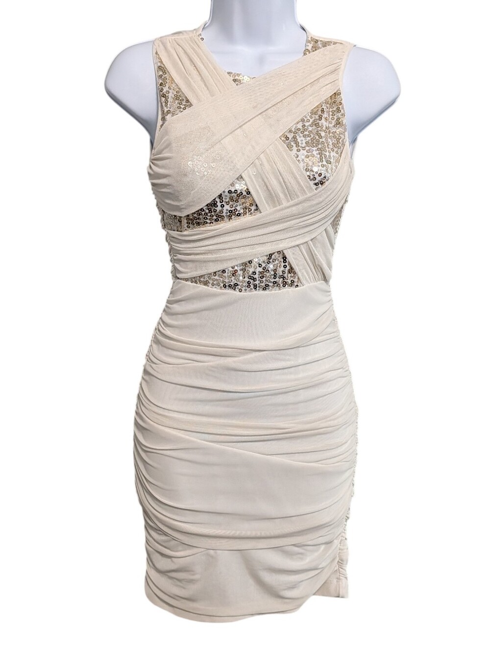 city studio juniors size 1 bodycon dress sexy sequins y2k indie goddess party